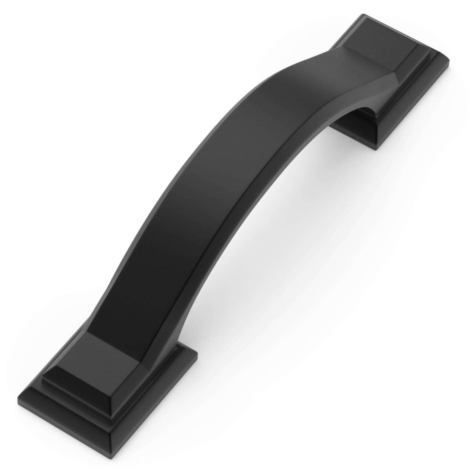 10 Pack 3 Inch Cabinet Pulls Matte Black Kitchen Cabinet Handles Zinc Alloy Drawer Pulls Solid Cabinet Hardware