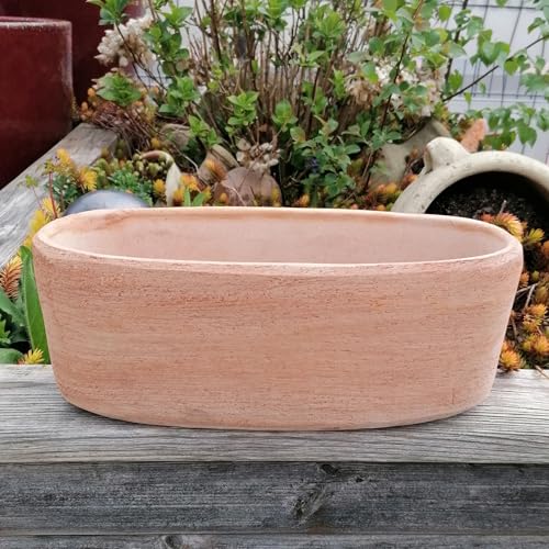 NEU !! Blumenkasten echt Terrakotta 33 cm, Blumenkübel für Garten...