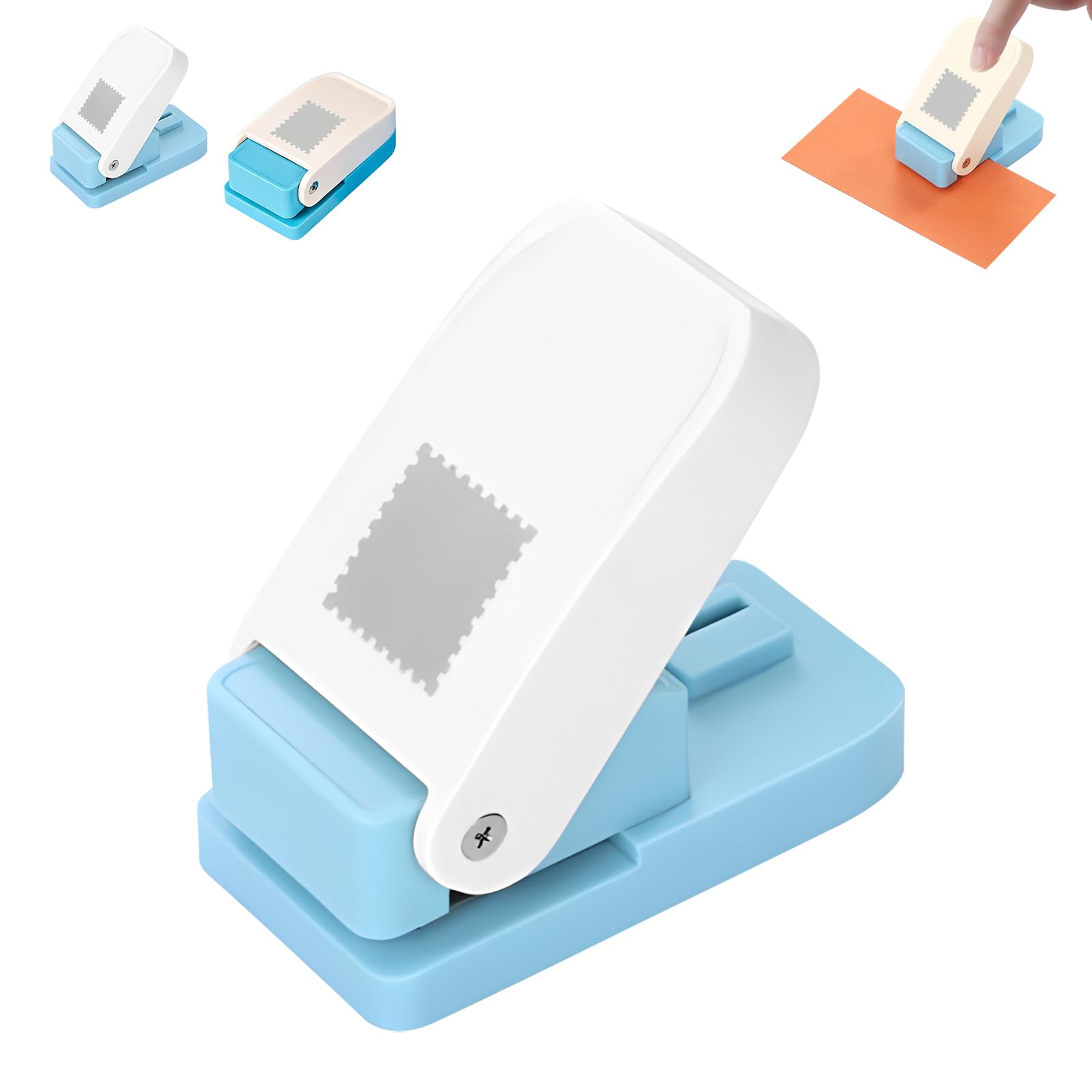 Amazon.co.jp: クラフトパンチ 切手 四角 スクラップパンチ スクエア