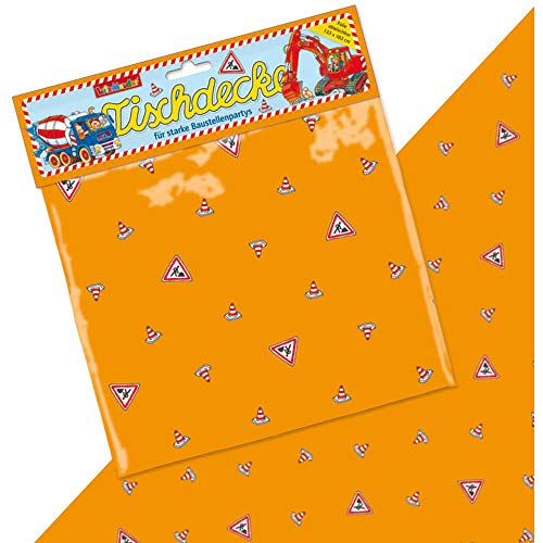 Tovaglia * BAGGER & BAUSTELLE * per feste di