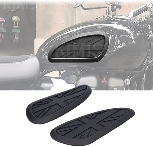 Miniatura 4 de KIMISS Rodillera para tanque de motocicleta, protector de goma para tanque de combustible, repuesto de goma para T100 T120/Speed ​​Twin/Street