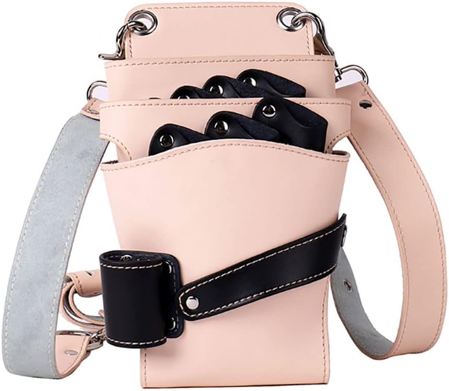 Hairdressing Tool Bag, Scissor Pouch Belt,Barber Holster Hair Comb Container Waist