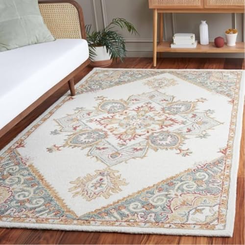 Image of Sifa Carpet Crafted with Care: Premium Hand-Tufted Wool Carpets Royanna Traditional Design Handmade Area Rugs, for Your RoomColor Size 6x9 feet (180x270cm)