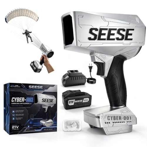 SEESE Cyber Cordless Leaf Blower 21V 2000G Blowing Force