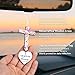 Cross for Car Mirror Hanging Christian Gifts for Men, Women, Bible Study - Scan Phone for Daily Bible Verse Car Rearview Decor Accessories, Jesus Xmas Ornament Easter Religious Gift