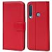 Produktbild Conie Handyhülle für Samsung Galaxy A9 2018 Hülle, Premium PU Leder Flip Case Booklet Cover Weiches Innenfutter für Galaxy A9 2018 Tasche, Rot