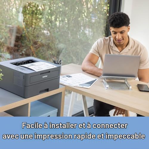 Brother HL L2445DW wireless laser Printer - vue 6