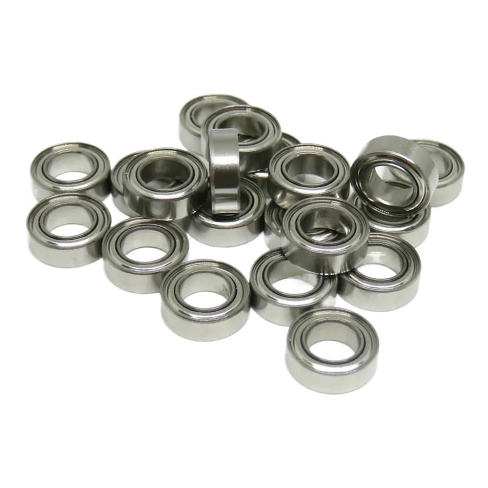 Rodamiento ranurado 10 rodamientos de bolas cerámica híbridos acero inoxidable SMR52C-148C ZZ, ABEC-7 2,5-4 mm ancho for motores(5x9x3mm)