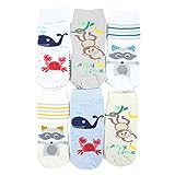 6er Pack Kindersocken mit Muster - für Babys, Kleinkinder, Schulkinder