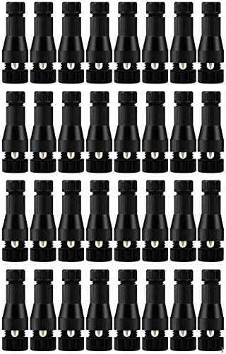 Modtek Low Voltage High Performance Piercing Connectors for Landscape Lights, Cable Connector (Black 24 Pack)