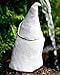 Karoter Middle Finger Figurine Decorations, Naughty Smoking Wizard Gnome, 5.9 Inch, Garden Statue Outdoor, Funny Figurine for Lawn Yard Balcony Porch Patio Home Ornaments Outdoor