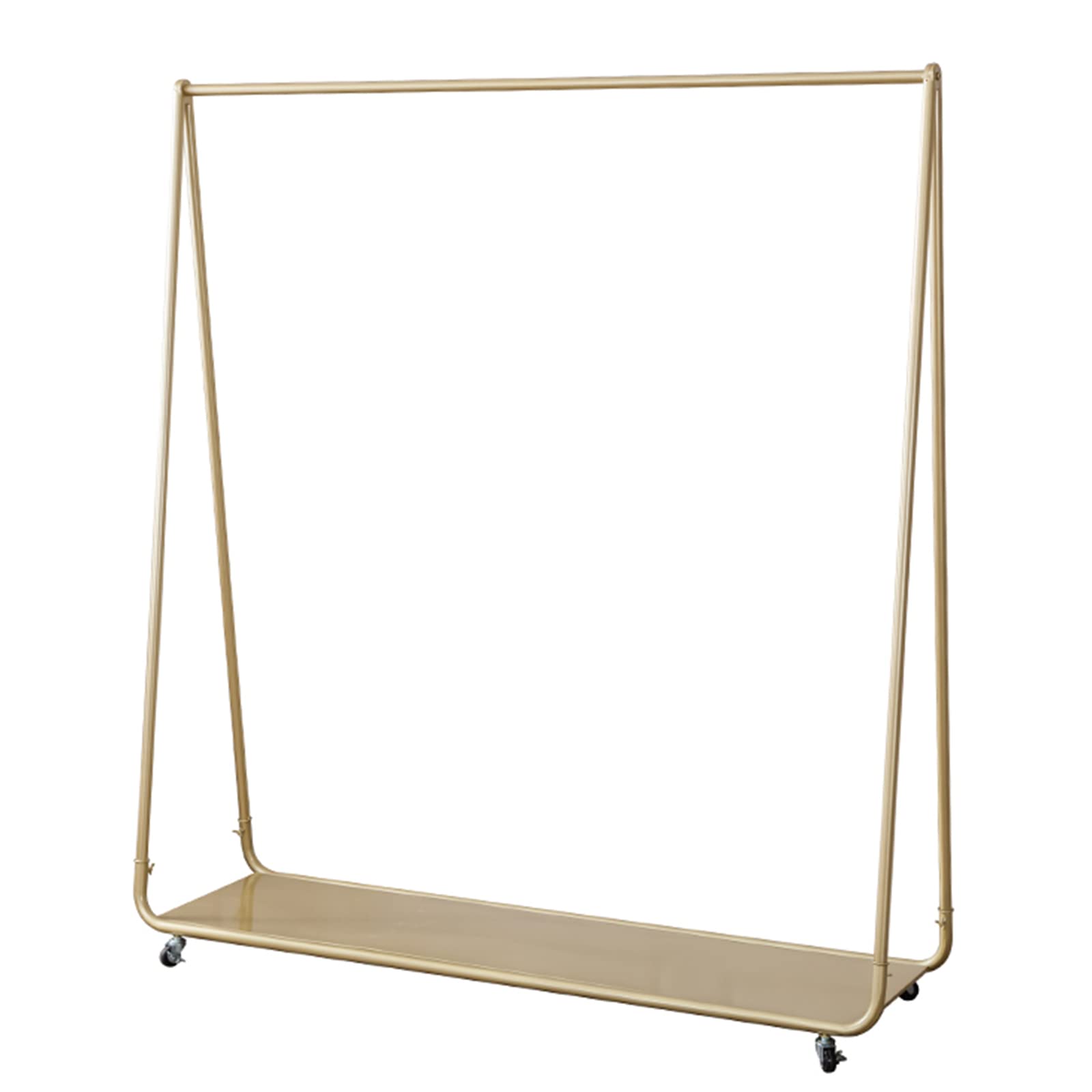 Support de cintre contre le désordre : portant à vêtements élégant à roulettes avec étagère