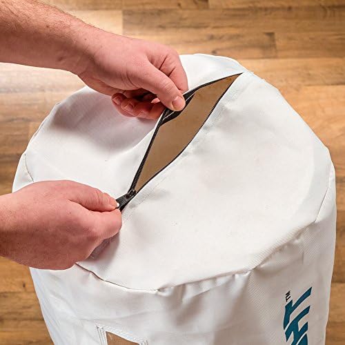 Rockler 30 Micron Dust Collector Bags - Replacement Dust Bag for Wall Mount Dust Collector – Heavy-Duty Cloth Replacement Bag – Easy to Attach Dust Collection Bag - Dust Collectors for Woodworking