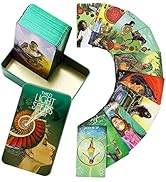 Light Seers Tarot Deck in A Tin, Classic Tarot Cards for Beginners (Gilded Green)