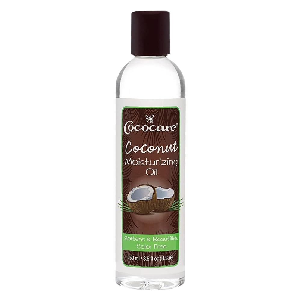 Coconut Moisturizing Oil 8.5 Fl Oz. - Formulated with Natural Coconut Oil - 2 Pack