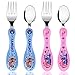 Set posate bimbo - Tomicy 4 pezzi Cartoni animati Posate per Bambini, bambino e neonato sicuro argenteria posate per casa e scuole elementari