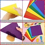 Durony 504-Piece Party Tableware Set - Rainbow Disposable Serves 72 Guests - 7" & 9" Paper Plates, 9oz Cups, Napkins, Plastic Cutlery, Decorations, Neon Supplies - Image 4