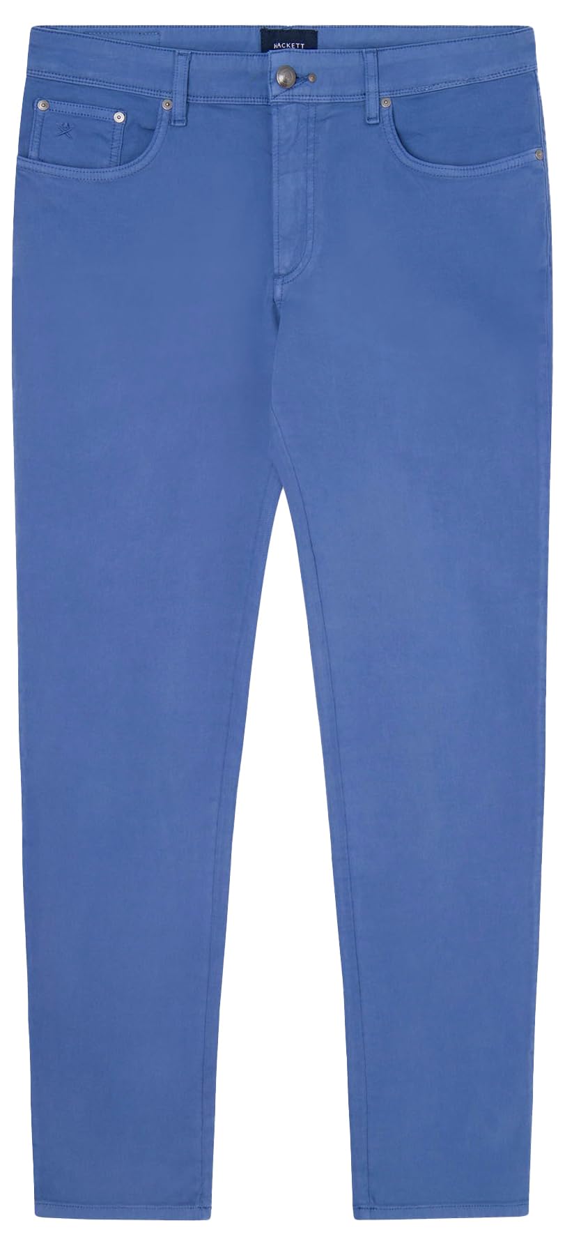 Hackett London Men's GMD Texture 5Pkt Trouser, Blue (Avio), 42W/34L