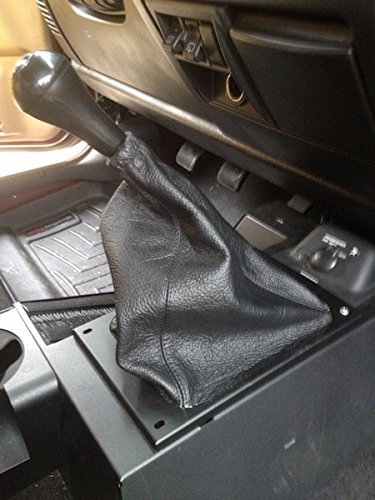Redlinegoods Shift Boot Compatible With Jeep Wrangler Tj 1997-04. Black Perforated/Silver #TOP5