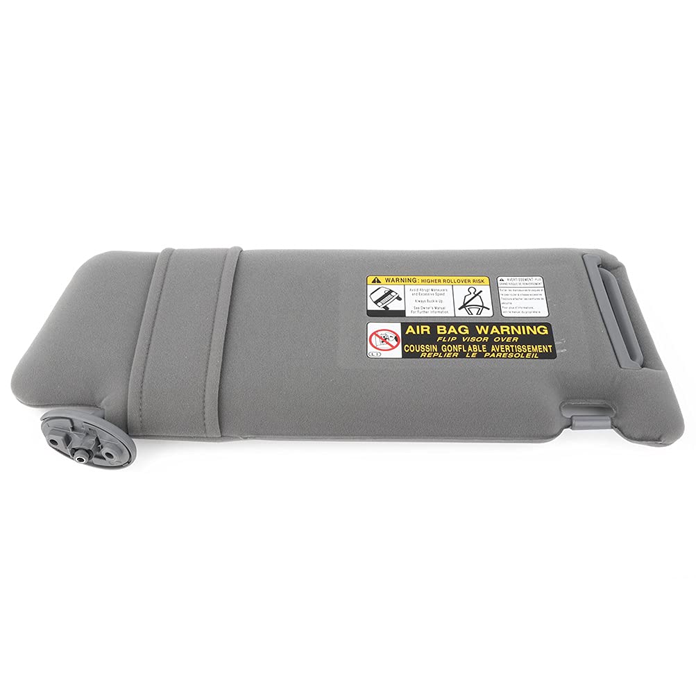 STAYTOP Sun Visors fit for 2005-2014 for Toyota for Tacoma Left Driver Side Automobile Sun Visor for Car Without Sunroof (Gray)