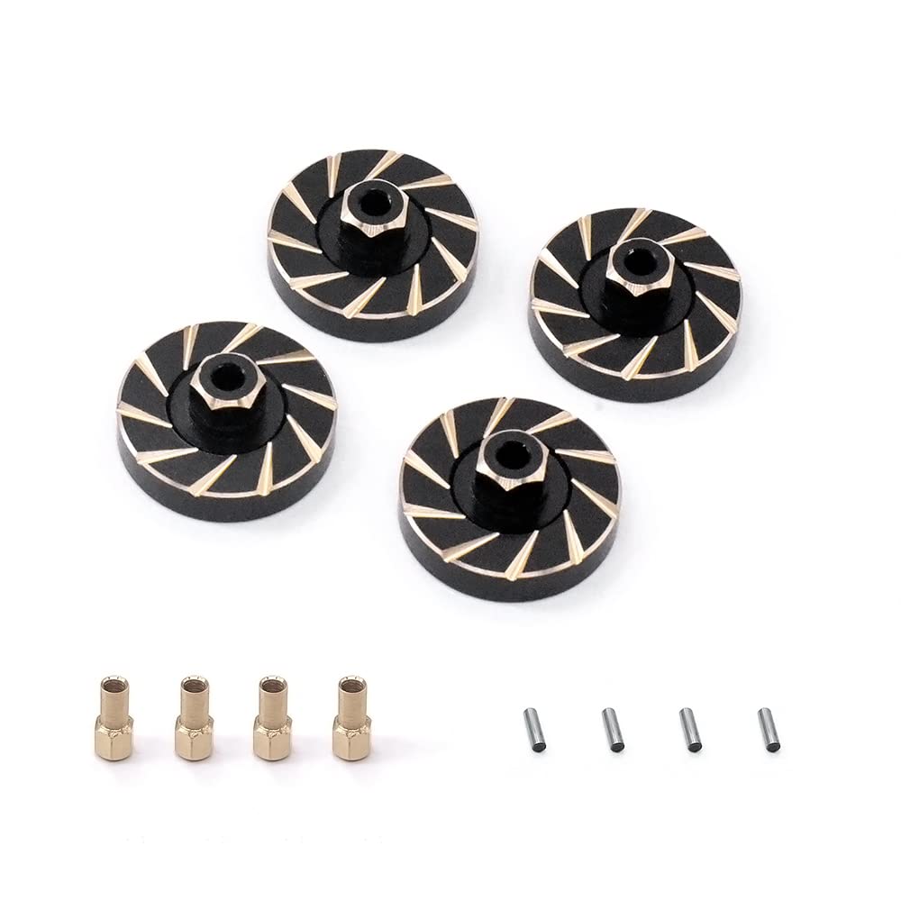 AEI Hobby Wheel Hex,Steering Knuckles,C Hubs Brass Upgrade for Traxxas TRX-4M 1/18 Ford Bronco & Land Rover Defender Upgrading Parts