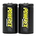 Powerex Low Self-Discharge Precharged C Rechargeable NiMH Batteries - 1.2V, 5000mAh, 2-Pack (MHRCP2)