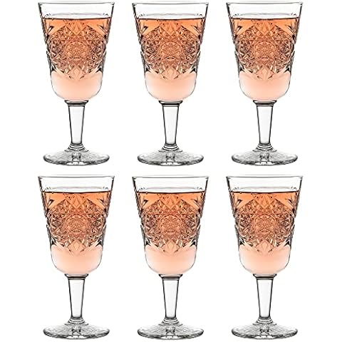 Libbey Hobstar Weingläser - 300 ml / 30 cl - 6 Stück - Vintage-Design - Spülmaschinenfest Cover