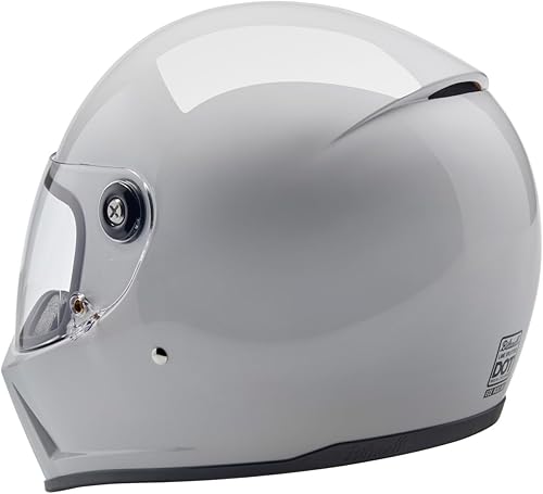 Miniatura 4 de Biltwell Lane Splitter ECE R22.06 - Casco de moto (brillante, color blanco brillante)