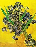  Van Gogh Planificateur 2020: Vase aux Iris sur Fond Jaune  Agenda Annuel  Peintre Néerlandais  Postimpressionisme  Pour l’Organisation à la Maison ou au Bureau