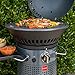 Fuego F21C-H Element Hinged Propane Gas Grill, Dark Gray