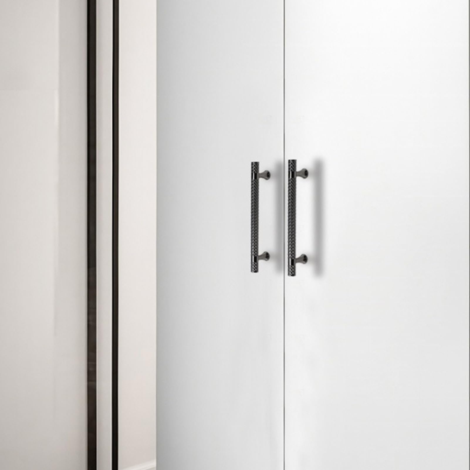 10 maniglie zigrinate in lega di zinco per ante di mobili e armadi, maniglie moderne testurizzate per cucina, bagno, comò