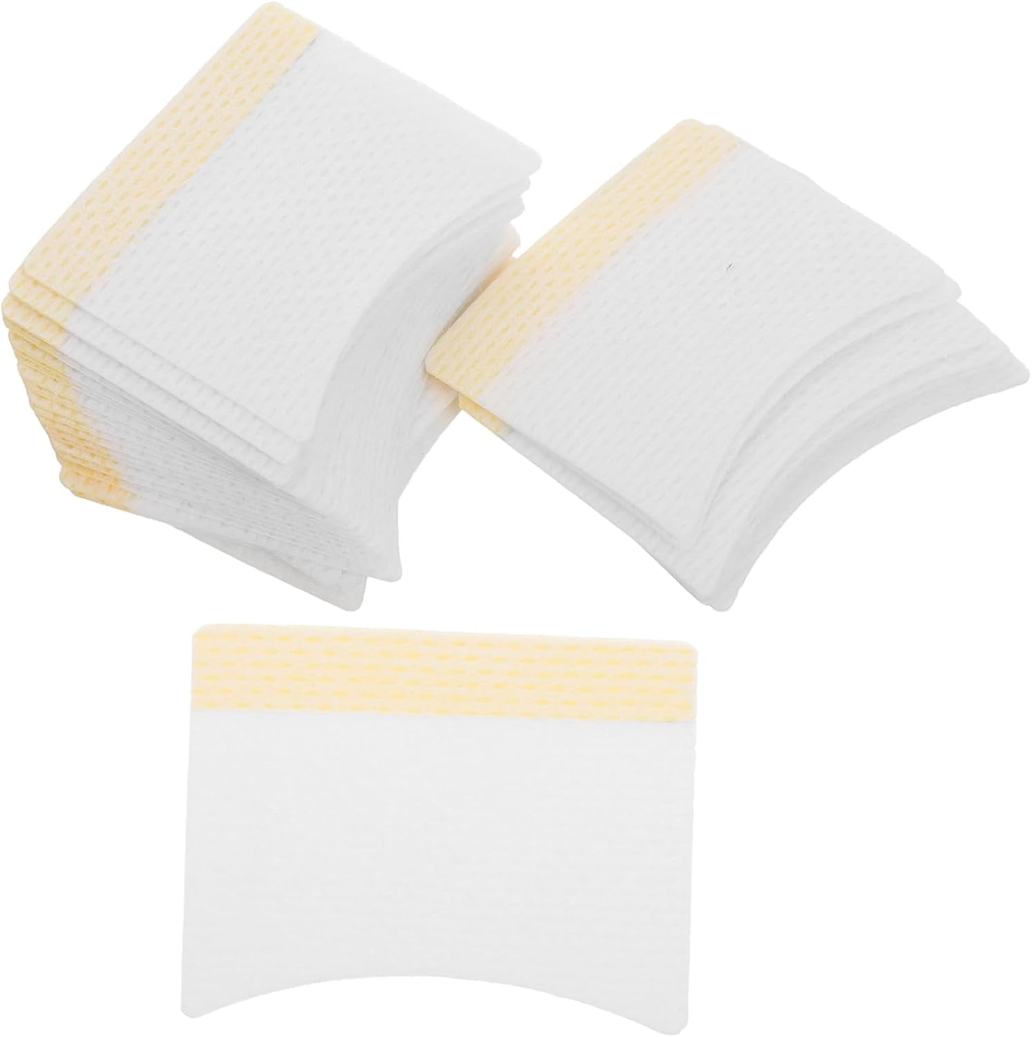 Organic Cotton Rounds for Makeup Removal 40pcs Eyelash Pads Exfoliating Cotton Pads for Face Gentle on Skin