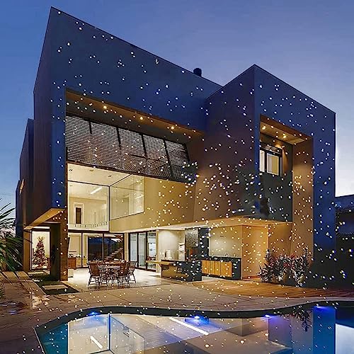 Firefly Garden Lights Star Projector Laser, IP65 Wodoodporny Landscape Spotlight, Dekoracje Światła sceniczne z pilotem, na wakacje, przyjęcie, ślub, dom ogrodowy
