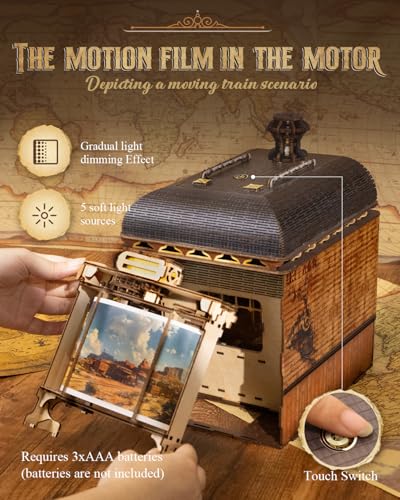 KAAYEE Retro Train Book Nook Kit thumbnail 4