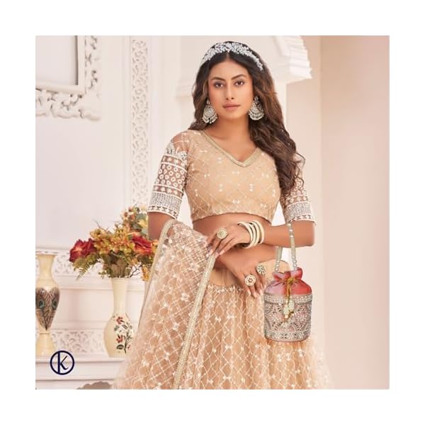 Kundhadiya Collections Pearl Potli Bags for Women | Potli Bags for Ladies | Potli Bags for Ladies for Wedding (velvet pink) - Image 5