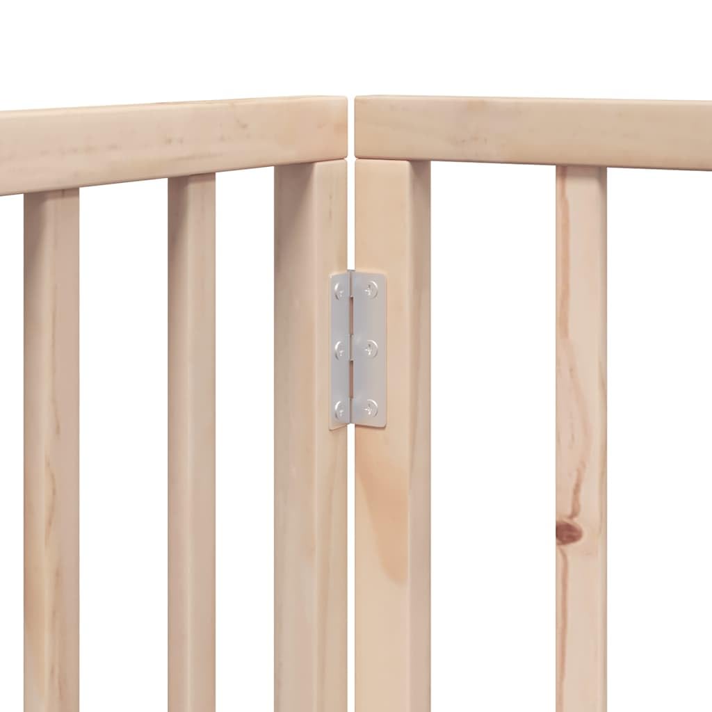 Genérico Puerta para Perros Plegable 10 Paneles Madera de álamo 800 cm,Productos para Mascotas,Productos para Mascotas,Productos para Perros,Casetas y cercados para perros-3155559