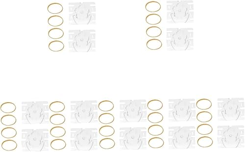 SEWACC 7 juegos de moldes de plástico para decoración de escritorio, moldes de resina para velas votivas, moldes de silicona perfumada para velas de