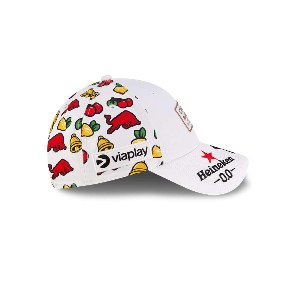 New Era Gorra 9Forty Red Bull F1 Las Vegas Max Verstappen, talla única, blanco, Talla única