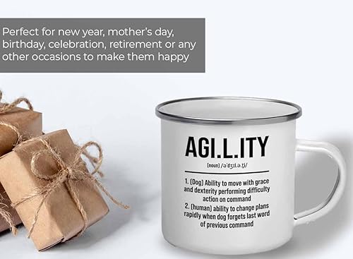 Miniatura 5 de Taza de entrenamiento de perros de 12 onzas – Definición de agilidad – Entrenador de perros Instructor de entrenamiento para mascotas, amante de las