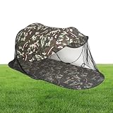 Tiendas De Campaña - Plegable Portátil de Malla con de Almacenamiento para 2-3 Personas,Tienda De Campaña Tipo Canopy Exterior - para Viajes Senderismo Mochilero Playa Jardín Patio Y Pícnic