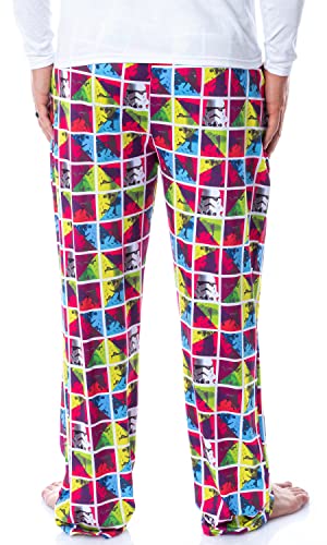 Star Wars Mens' Stormtrooper Color Frames Pop Art Sleep Pajama Pants4