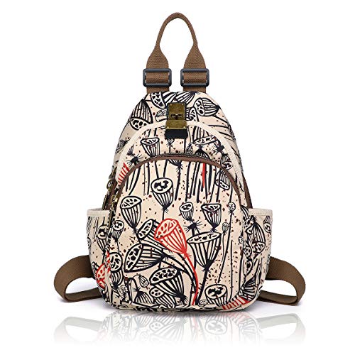 Diseño de la Mochila de Las Mujeres de Moda Deslumbrante Bolso de Tela Suave Impermeable