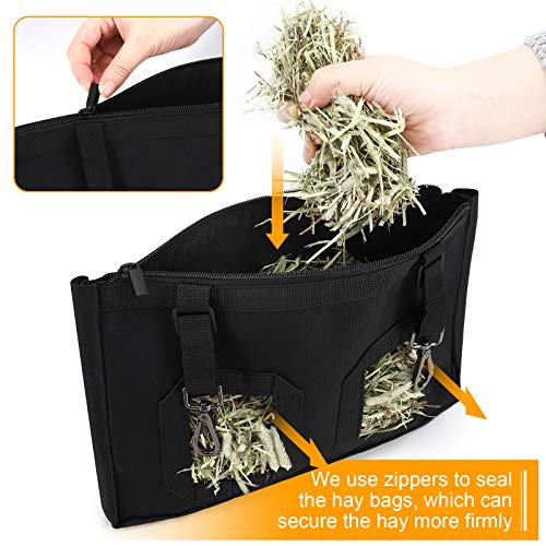 image for USWT Guinea Pig Hay Bag, 2pcs/Set Buuny Hay Feeder,Hay Feeder for Bunn
