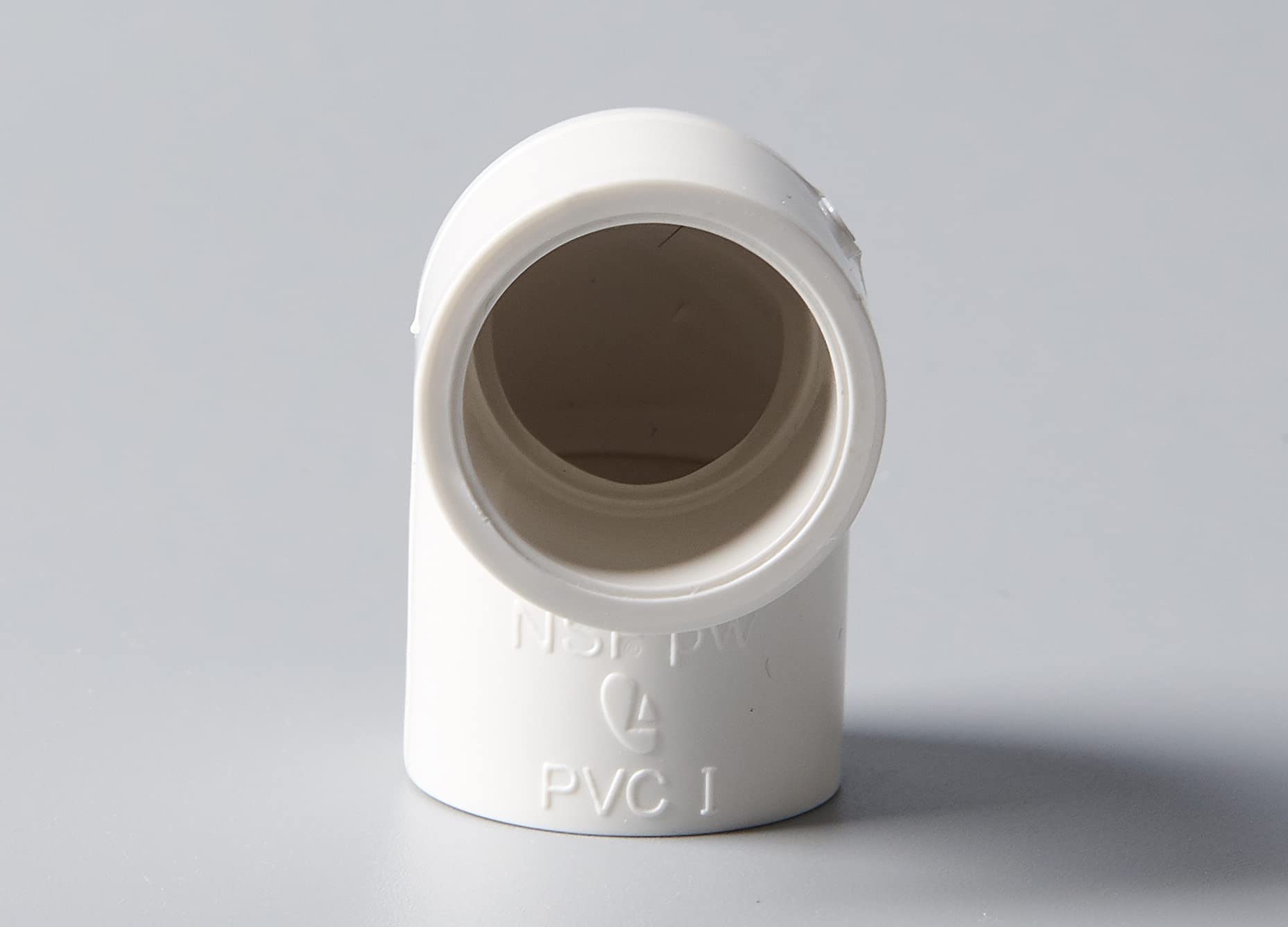 Rainbow Dream Codo de tubo de PVC de 90 grados de 1-1/2 pulgadas, paquete de 6, color blanco