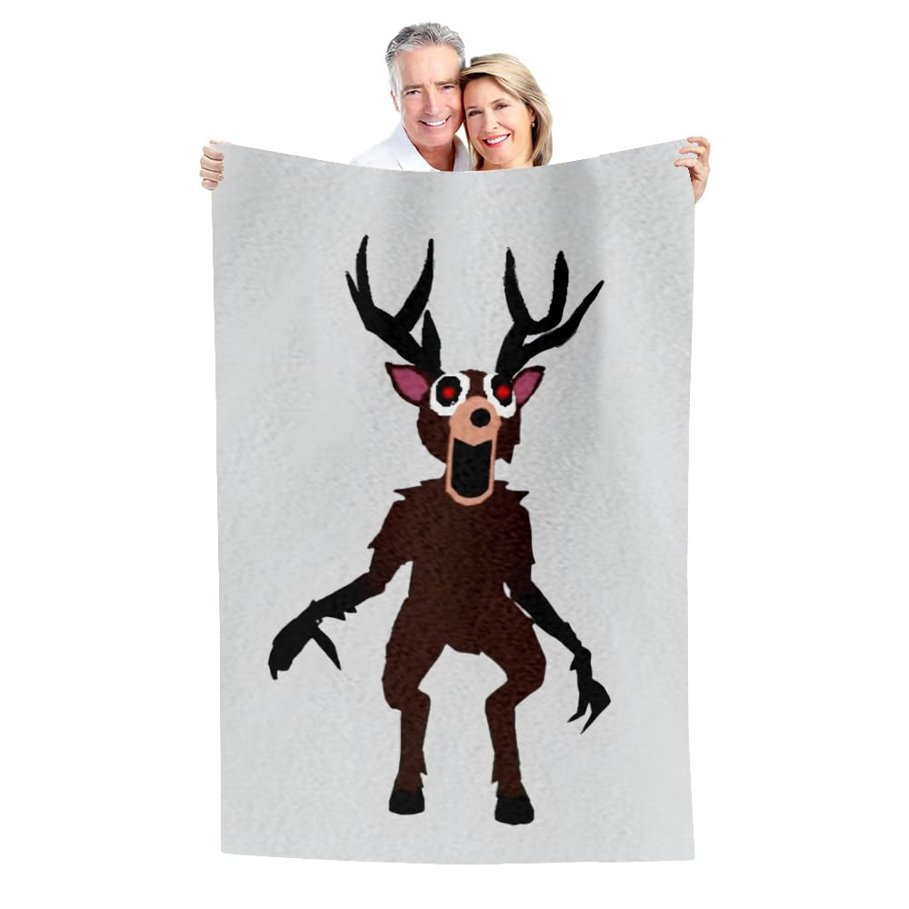 Hzsyc 99 Nights In The Forest Blanket Boys Funny 99 Nights In The Forest Throws Blanket - Soft Lightweight Plush Cozy (A,XXS: 32in x 47in)