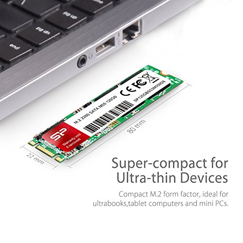 Silicon Power 120GB M55 M.2 2280 SSD With R/W Up To 550MB/s  SATA III Internal Solid State Drive for Ultrabooks and Tabl - Additional View