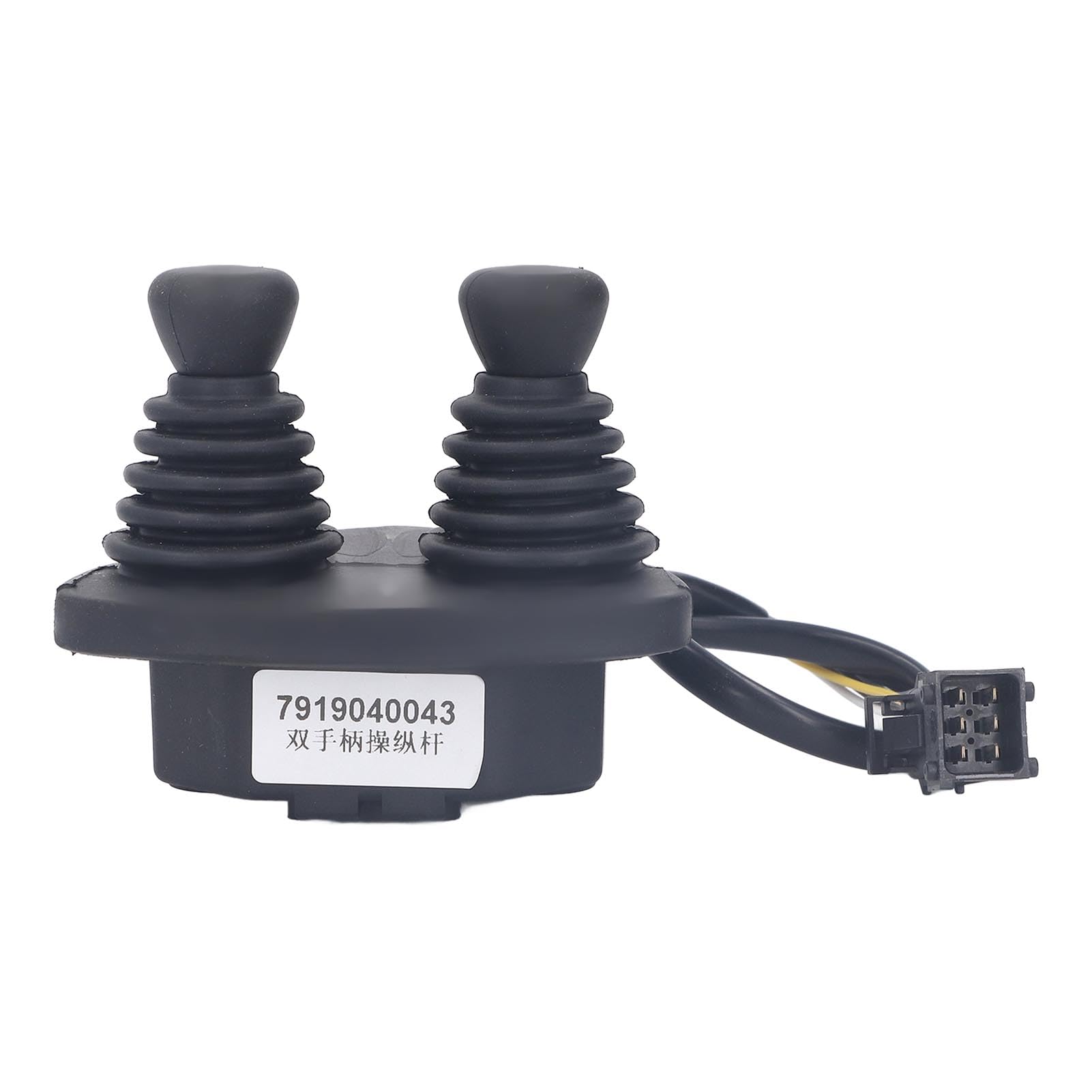 Aramox Sterownik Joysticka Wózka Widłowego Jednostka Sterująca Wózkiem Widłowym ze Stopu Aluminium 7919040043 Podwójny Uchwyt Obrabiany CNC 3 Grupy Modeli dla Operatorów Wózków Widłowych E25 E30 E16C
