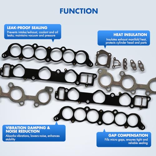 Image of Cylinder Head Gasket Set Fit for Toyota 4Runner 3.4L Replace HS9227PT-1,HS83400