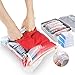 12 Pcs Sacs de Rangement Sous Vide, Sachets à Compression Manuelle ...