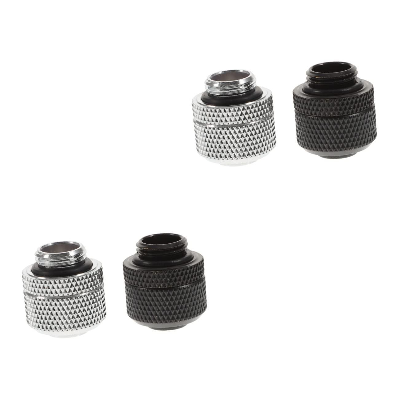 Conectores de compresión SHINEOFI 2 Series para refrigeración líquida de PC 4 piezas 8